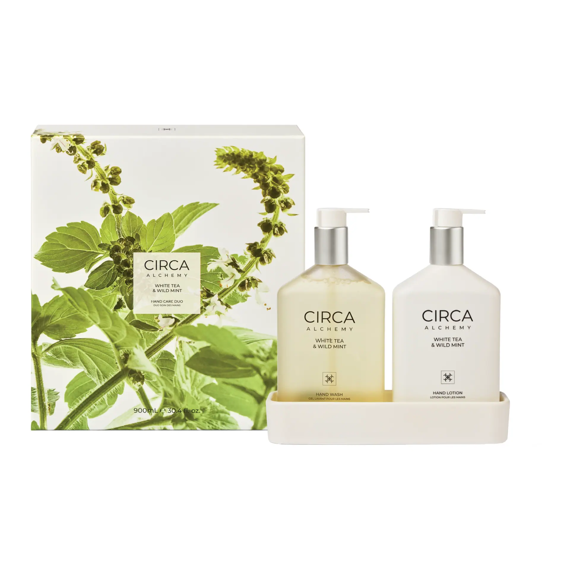 CIRCA 900ml Hand Care Duo - Alchemy - White Tea & Wild Mint