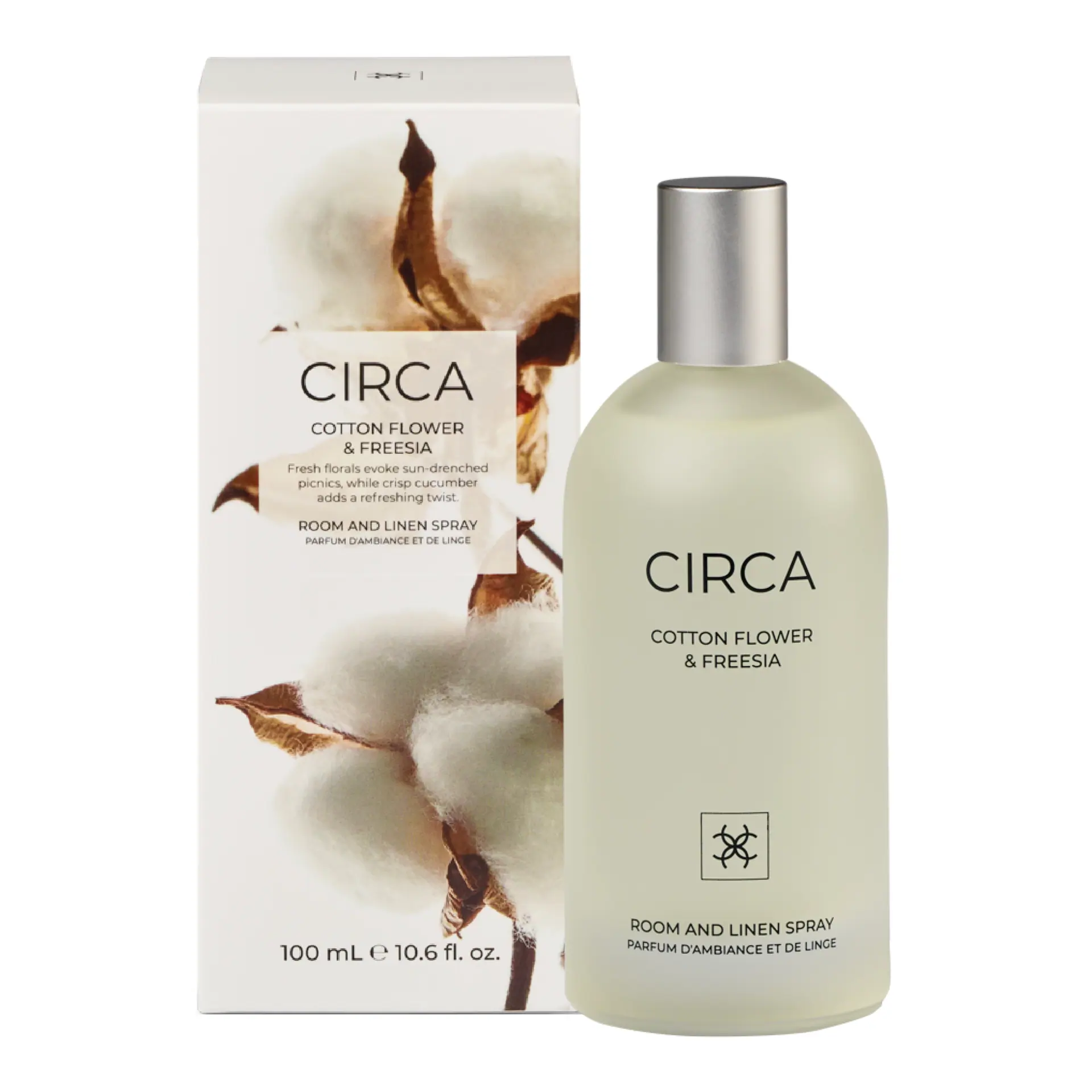 CIRCA 100ml Room & Linen Spray - Cotton Flower & Freesia