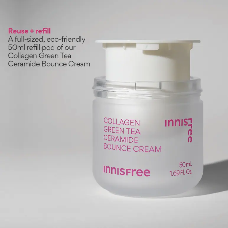 INNISFREE Collagen Green Tea Ceramide Bounce Cream Refill
