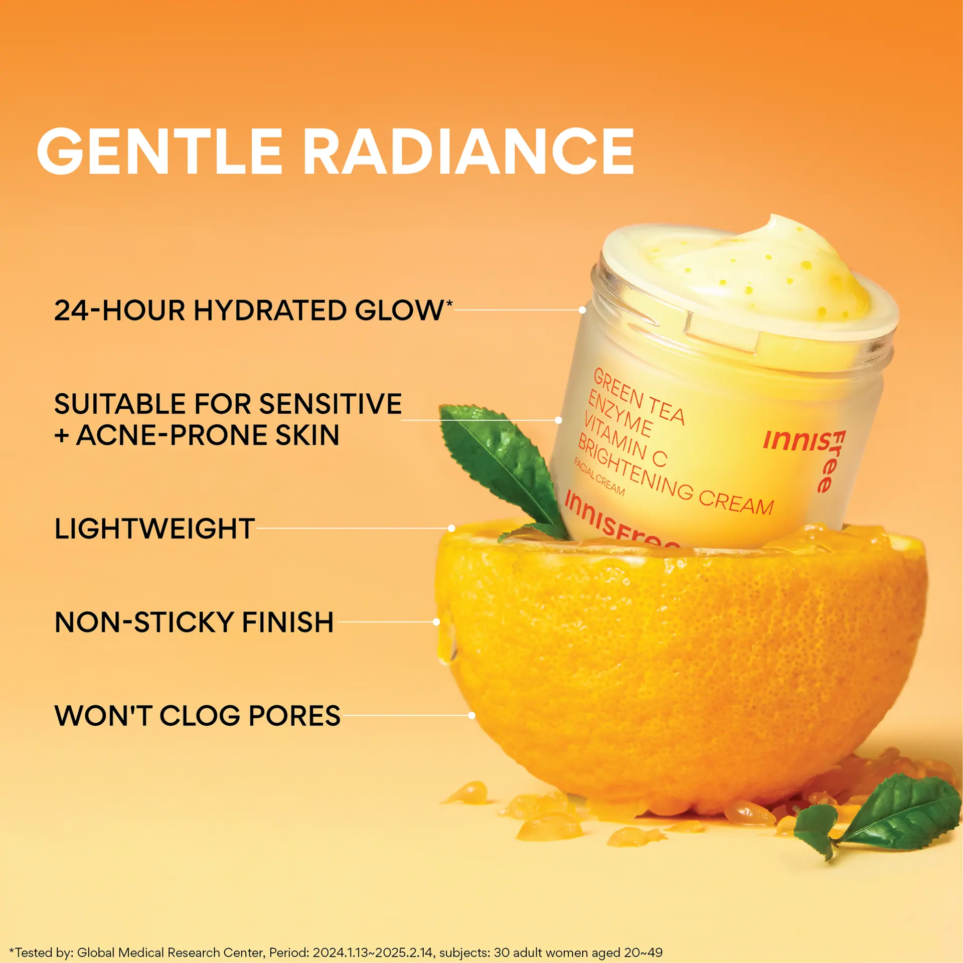 INNISFREE Green Tea Enzyme Vitamin C Brightening Cream