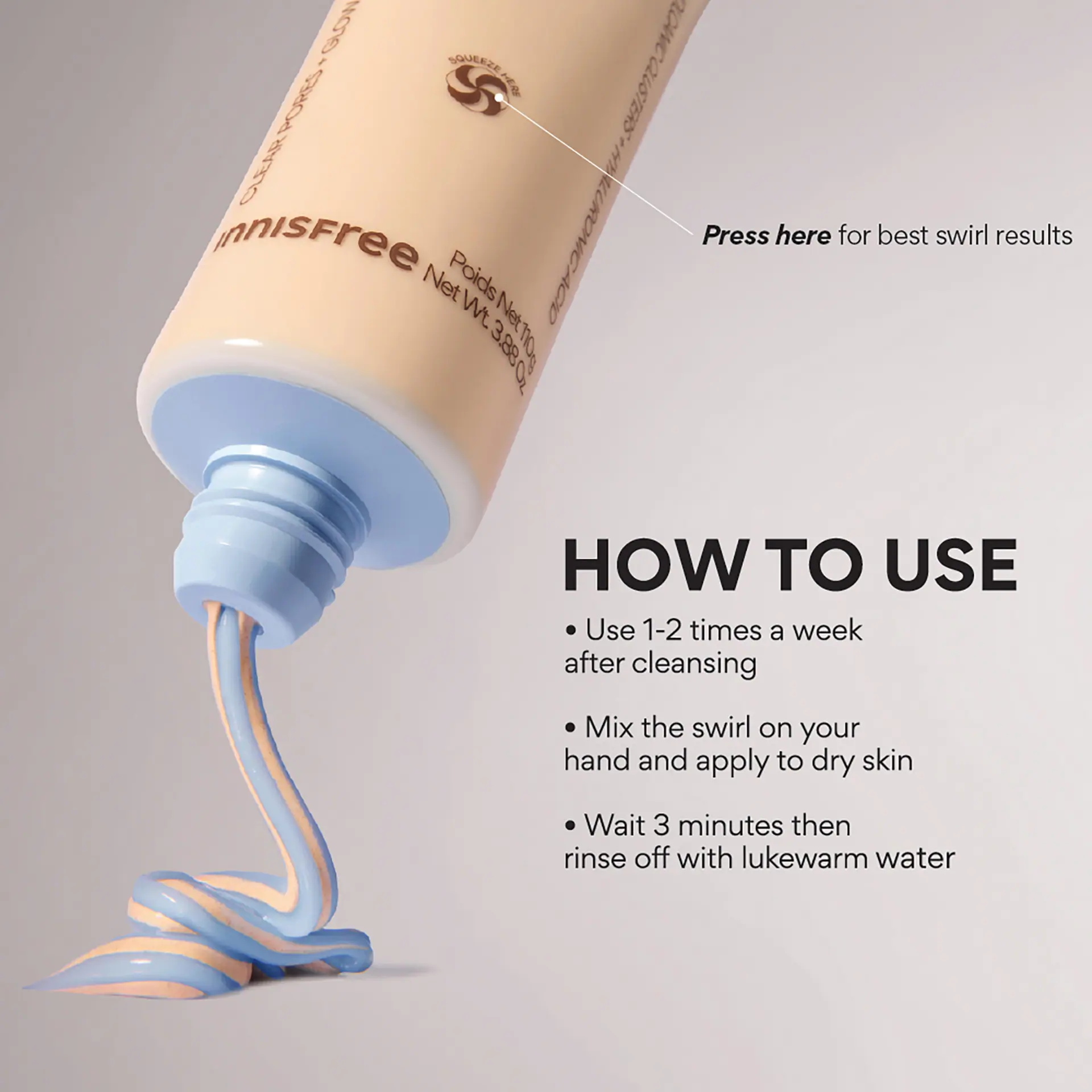 INNISFREE Volcanic Swirl Pore Mask