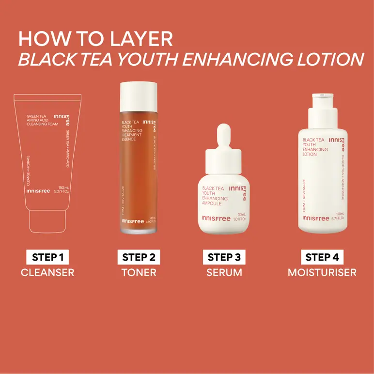 INNISFREE Black Tea Youth Enhancing Lotion 170ml