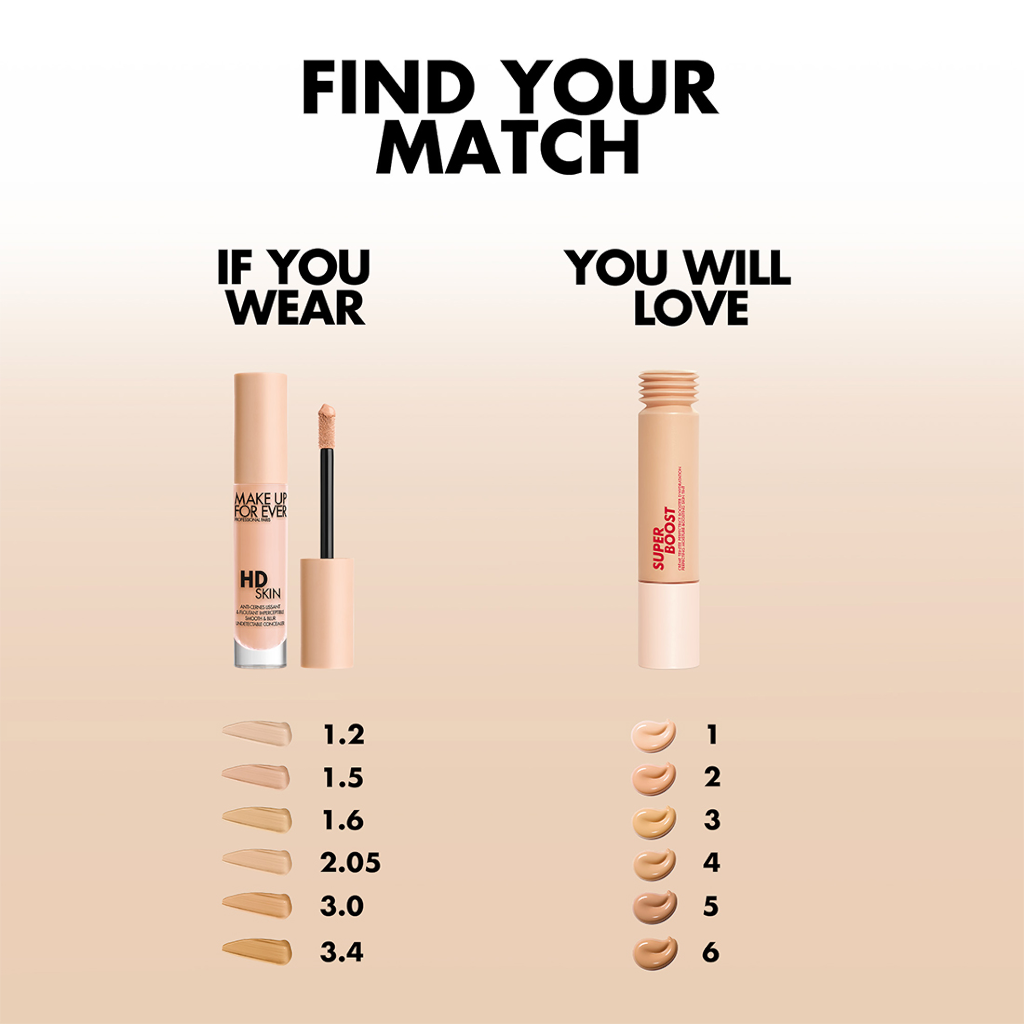 MAKE UP FOR EVER Super Boost Lightweight Moisturising Skin Tint with Hyaluronic & Polyglutamic Acids