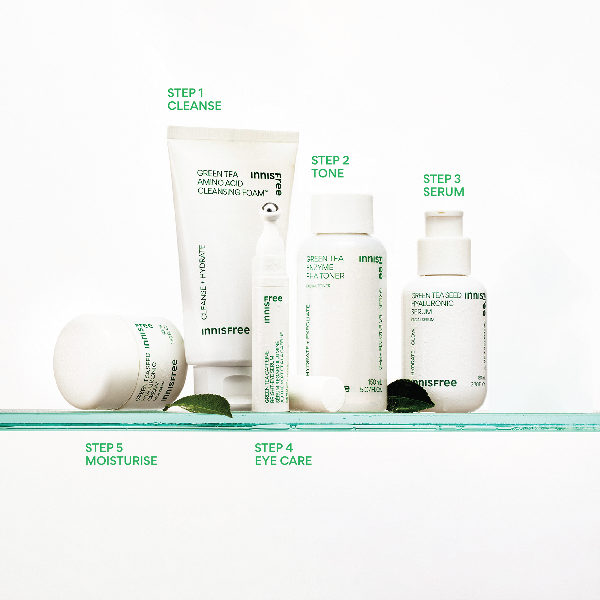 INNISFREE Green Tea Caffeine Bright-Eye Serum 10ml