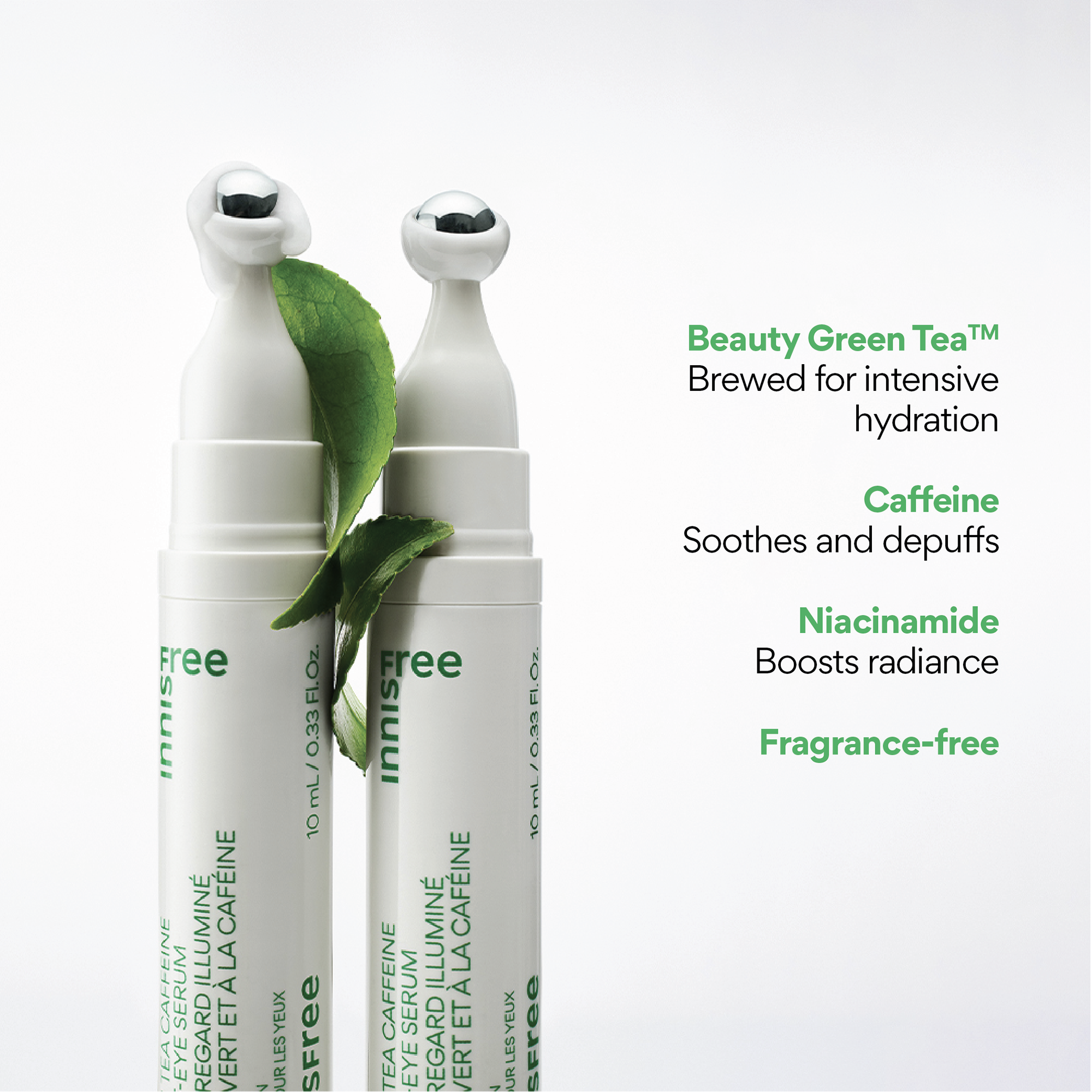 INNISFREE Green Tea Caffeine Bright-Eye Serum 10ml