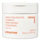 INNISFREE Green Tea Enzyme Vitamin C Brightening Toner Pad 60ea