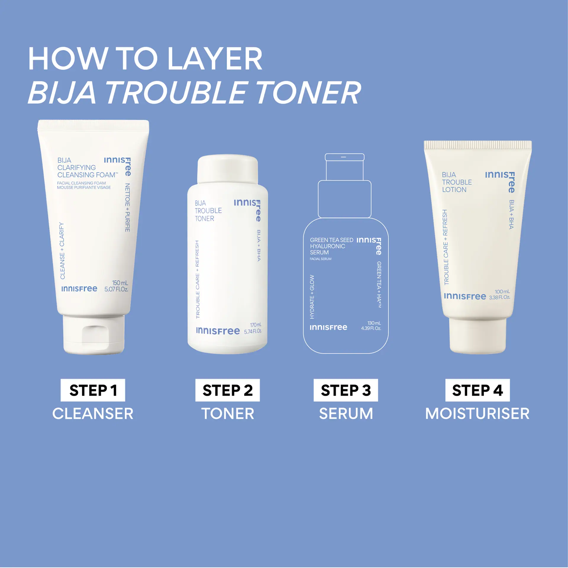 INNISFREE Bjia Trouble Toner 170ml