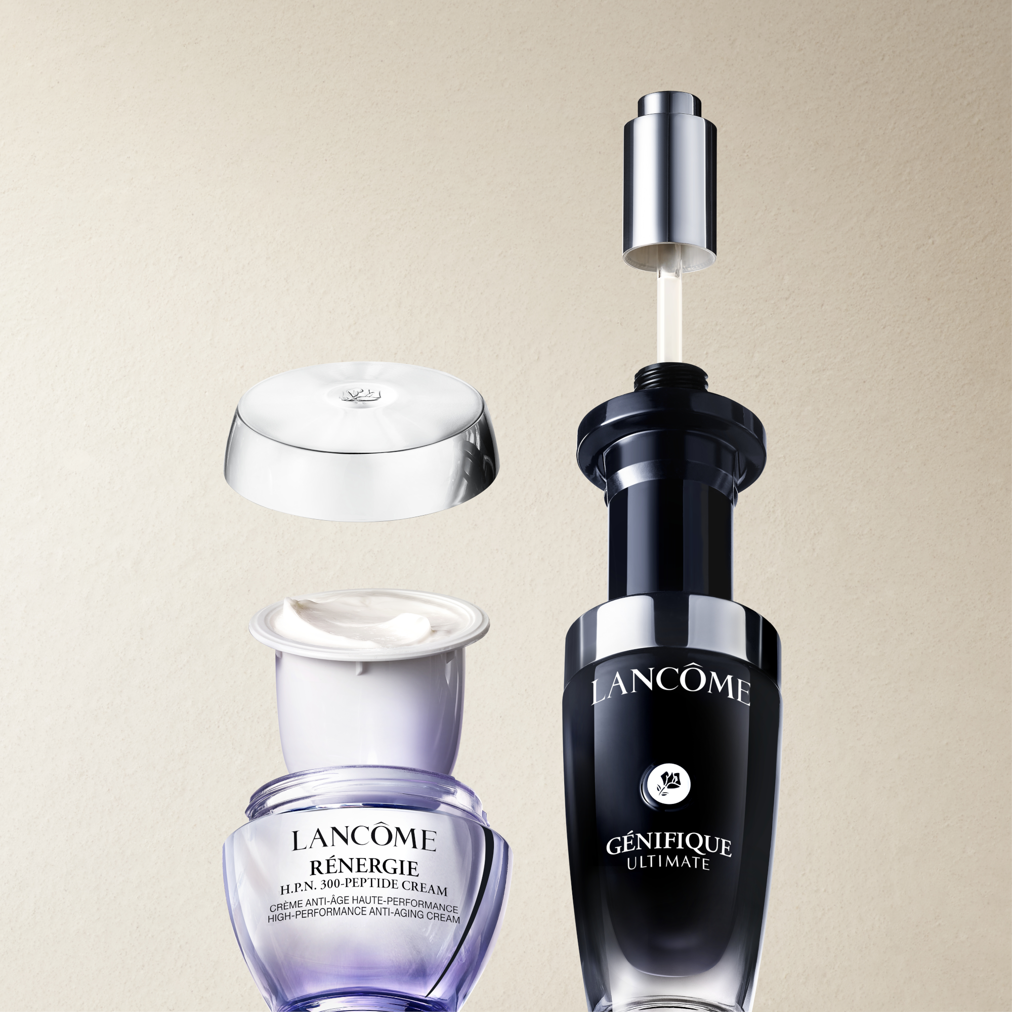 LANCOME GÉNIFIQUE ULTIMATE リフィル 50ml 瓶付き LANCOME Genifique Ultimate Aging Care Serum（30ml/50ml