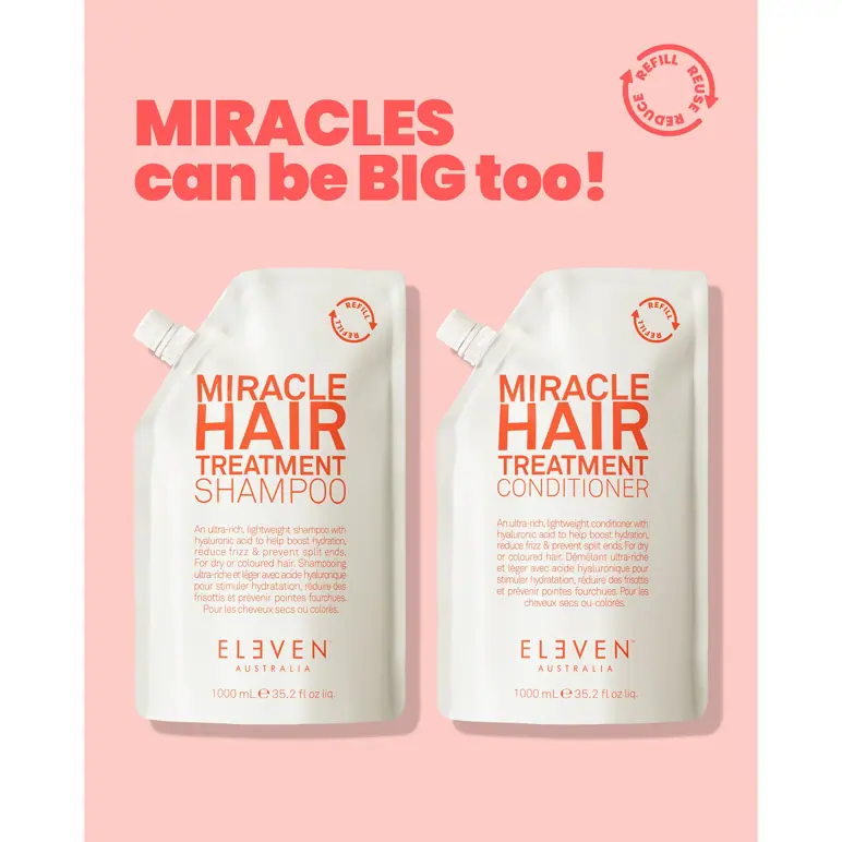 ELEVEN Australia Miracle Conditioner 1L Refill Pouch