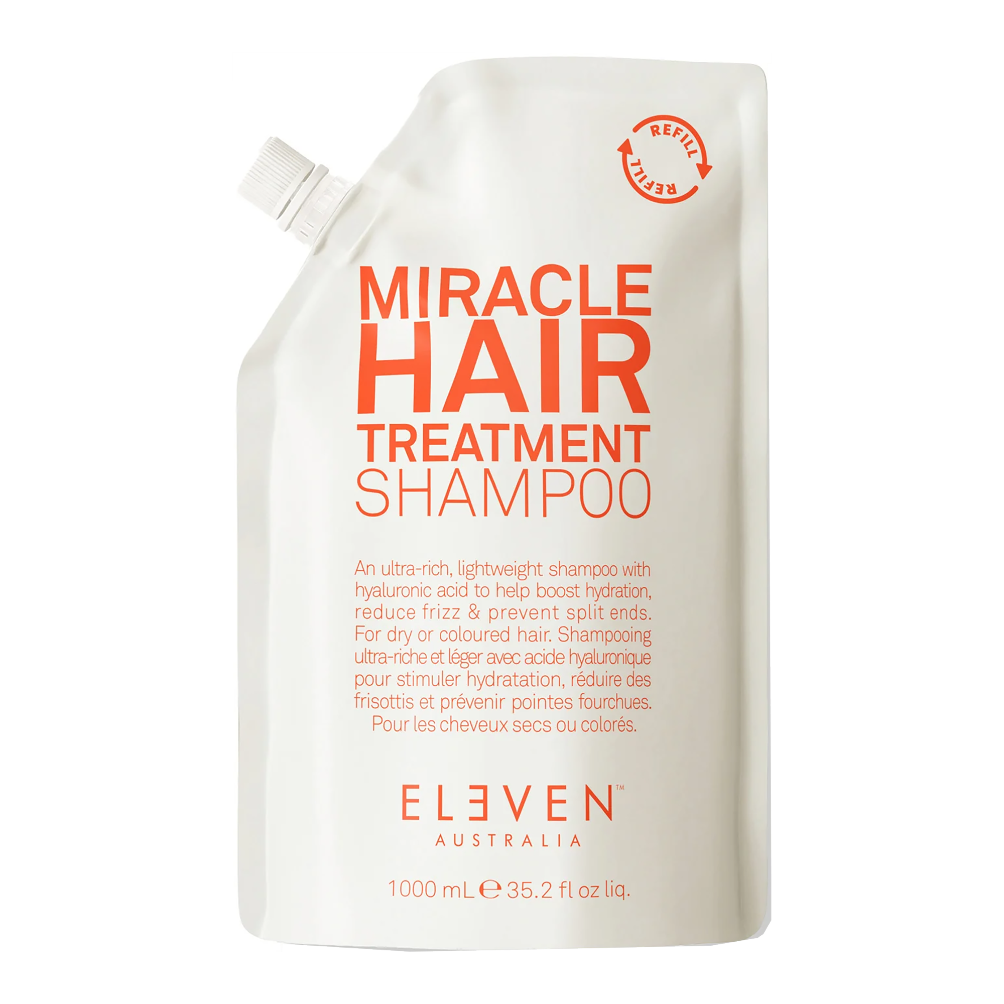 ELEVEN Australia Miracle Shampoo 1L Refill Pouch