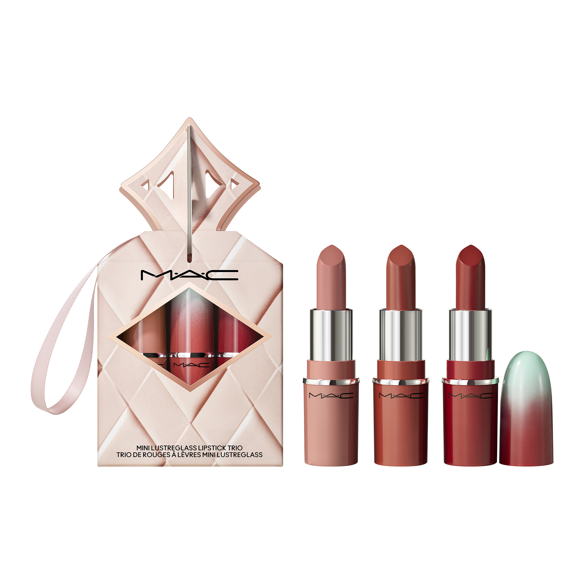 M.A.C Cosmetics Wildest Gleams Mini Lustreglass Lip Trio: Classics