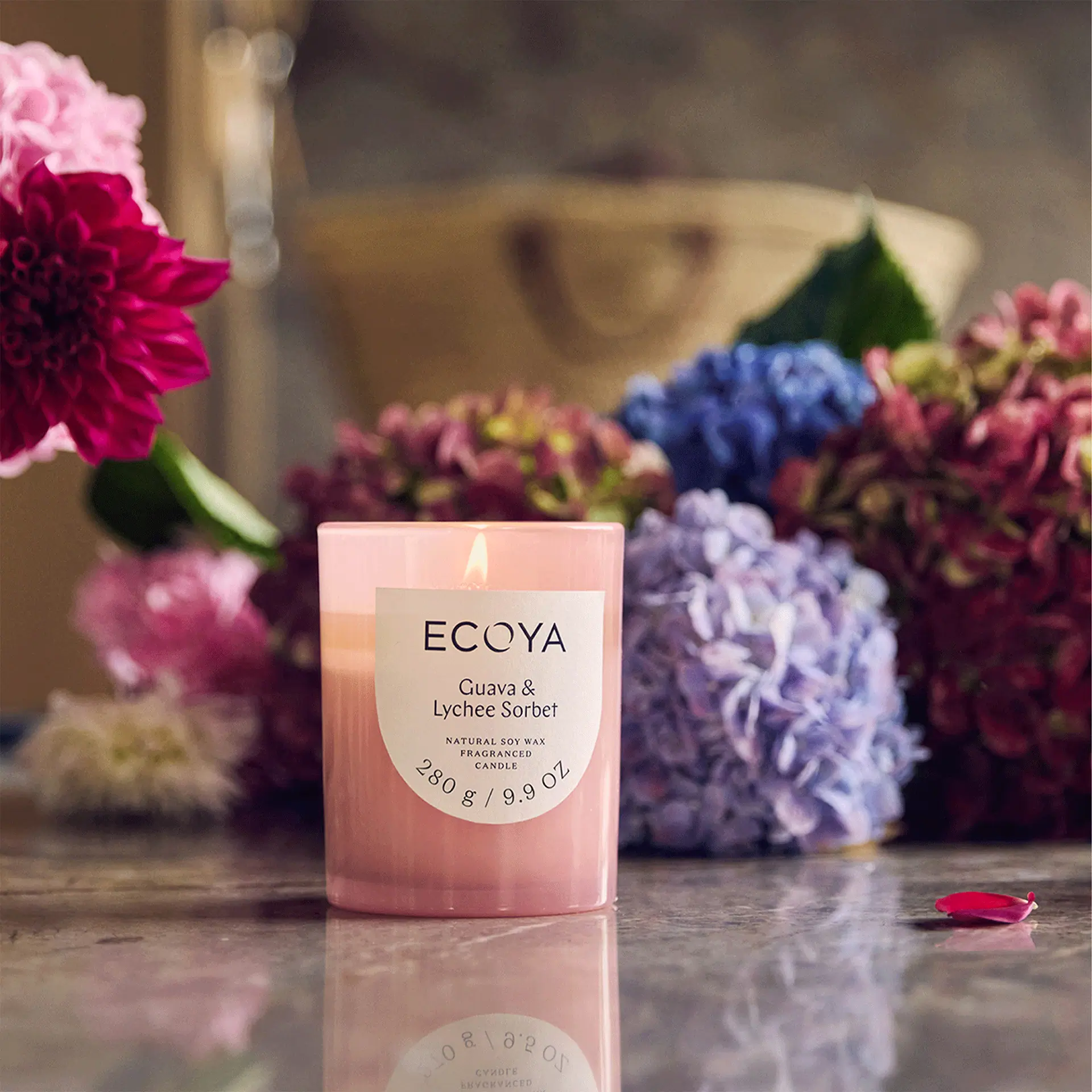 ECOYA Metro Candle Guava & Lychee Sorbet 280g