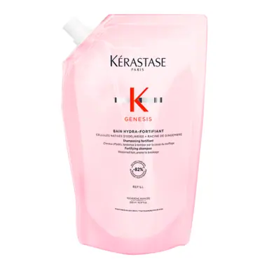 Kerastase Genesis Bain Hydro-Fortifiant Refill Shampoo Pouch For Weakened Hair Prone To Breakage 500