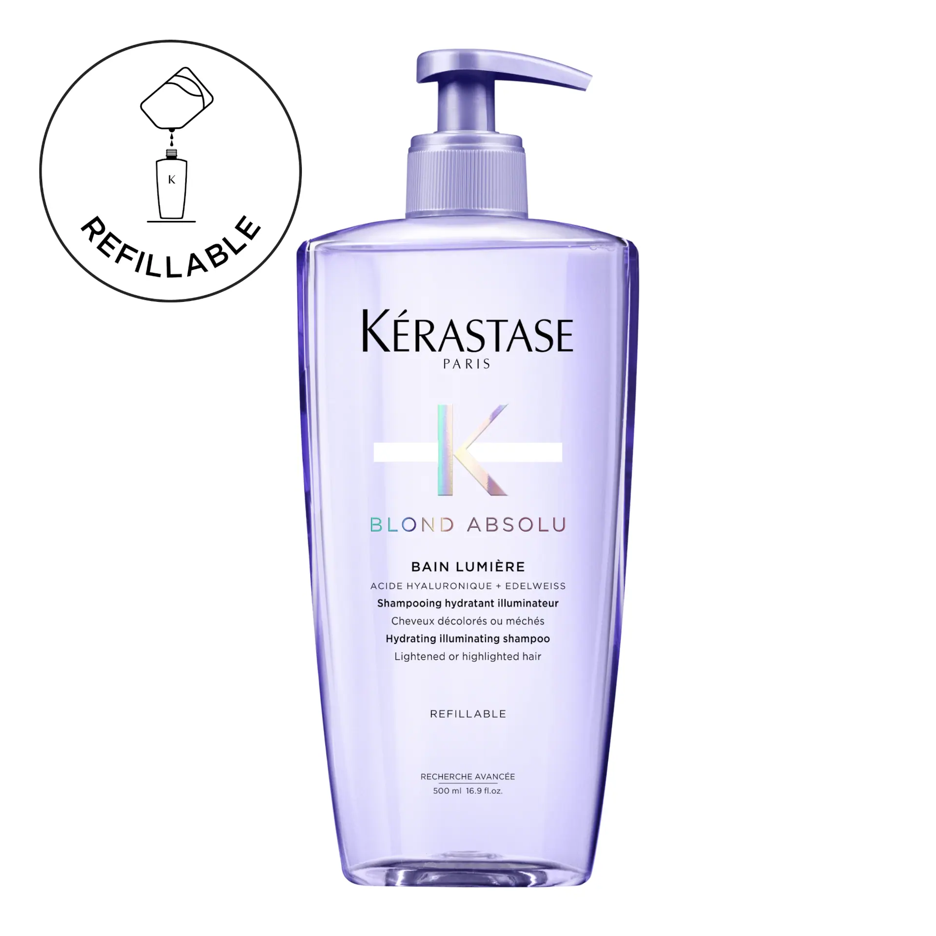 Kérastase Blond Absolu Bain Lumiére Shampoo For Lightened and Highlighted Hair 500ml
