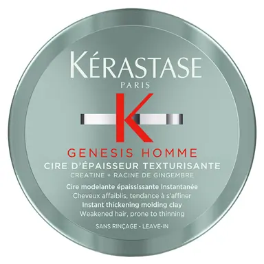 Kérastase Genesis Homme thickening clay texturiser 75ml