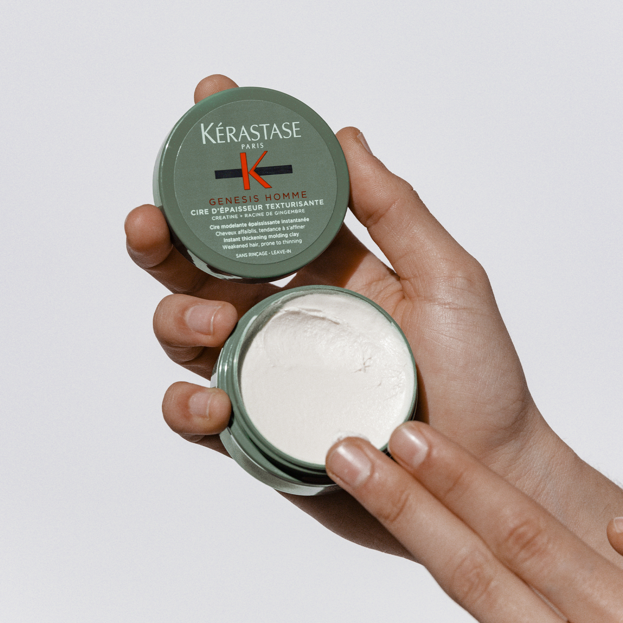 Kérastase Genesis Homme thickening clay texturiser 75ml