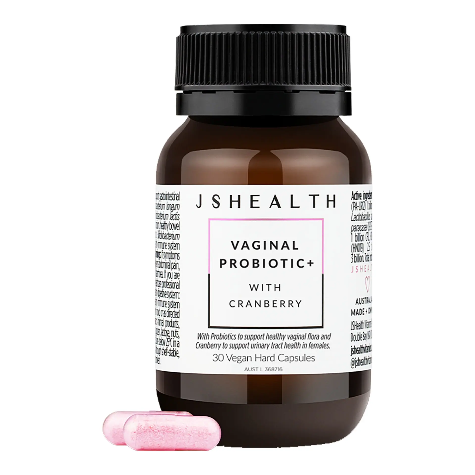 JSHealth Vitamins Vaginal Probiotic 30 Capsules