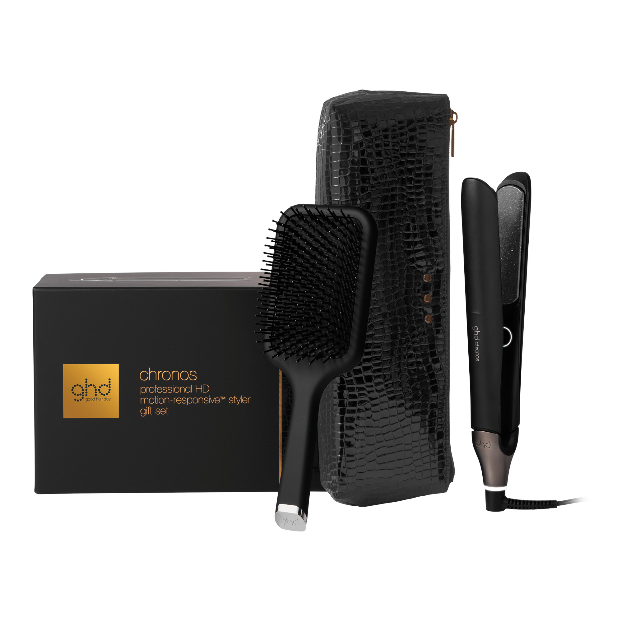 ghd chronos  hair straightener gift set