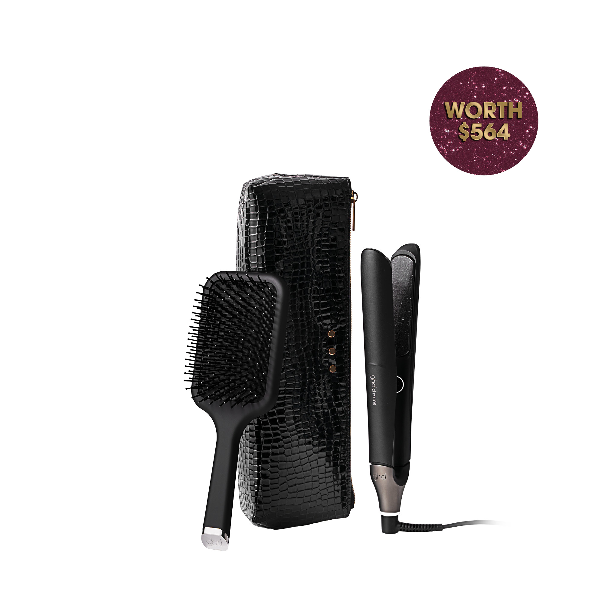 ghd chronos hair straightener gift set