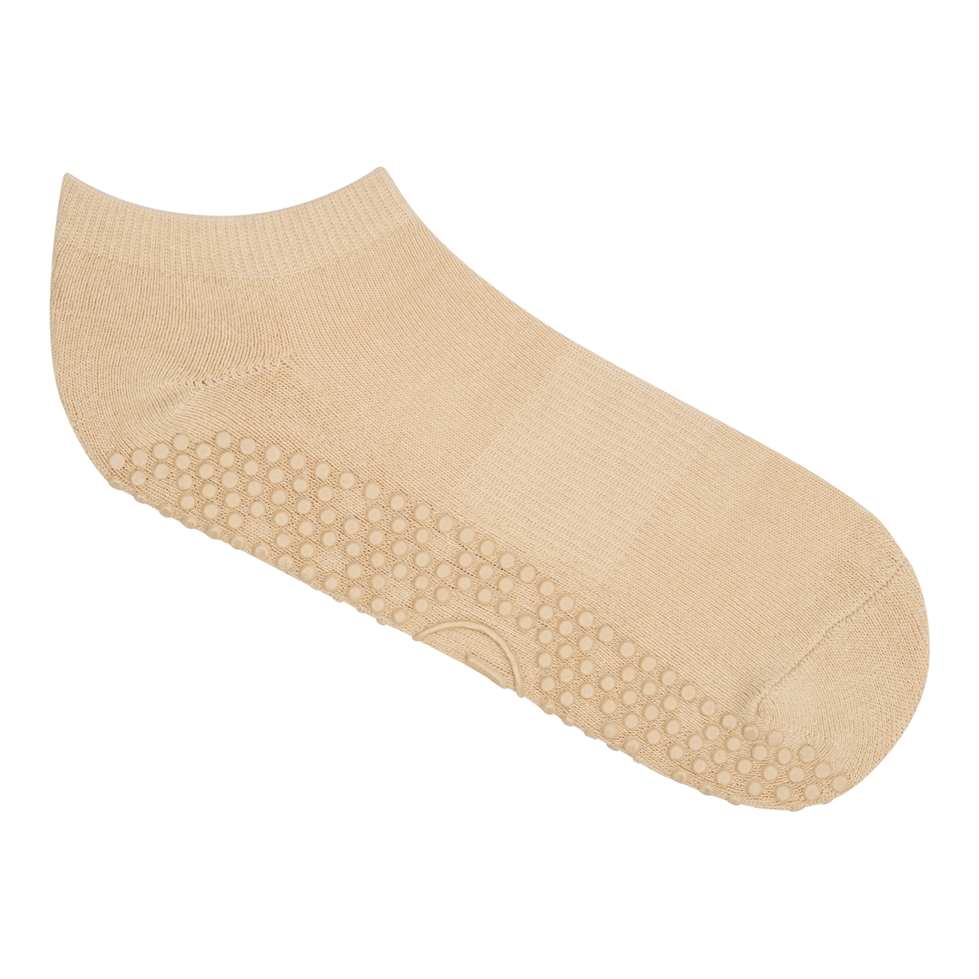 MoveActive Classic Low Rise Grip Socks - Almond