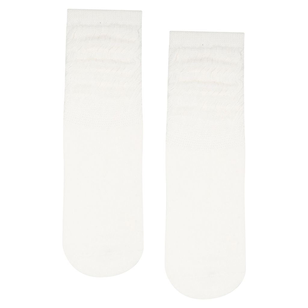 MoveActive Scrunch Non Slip Grip Sock-Ivory