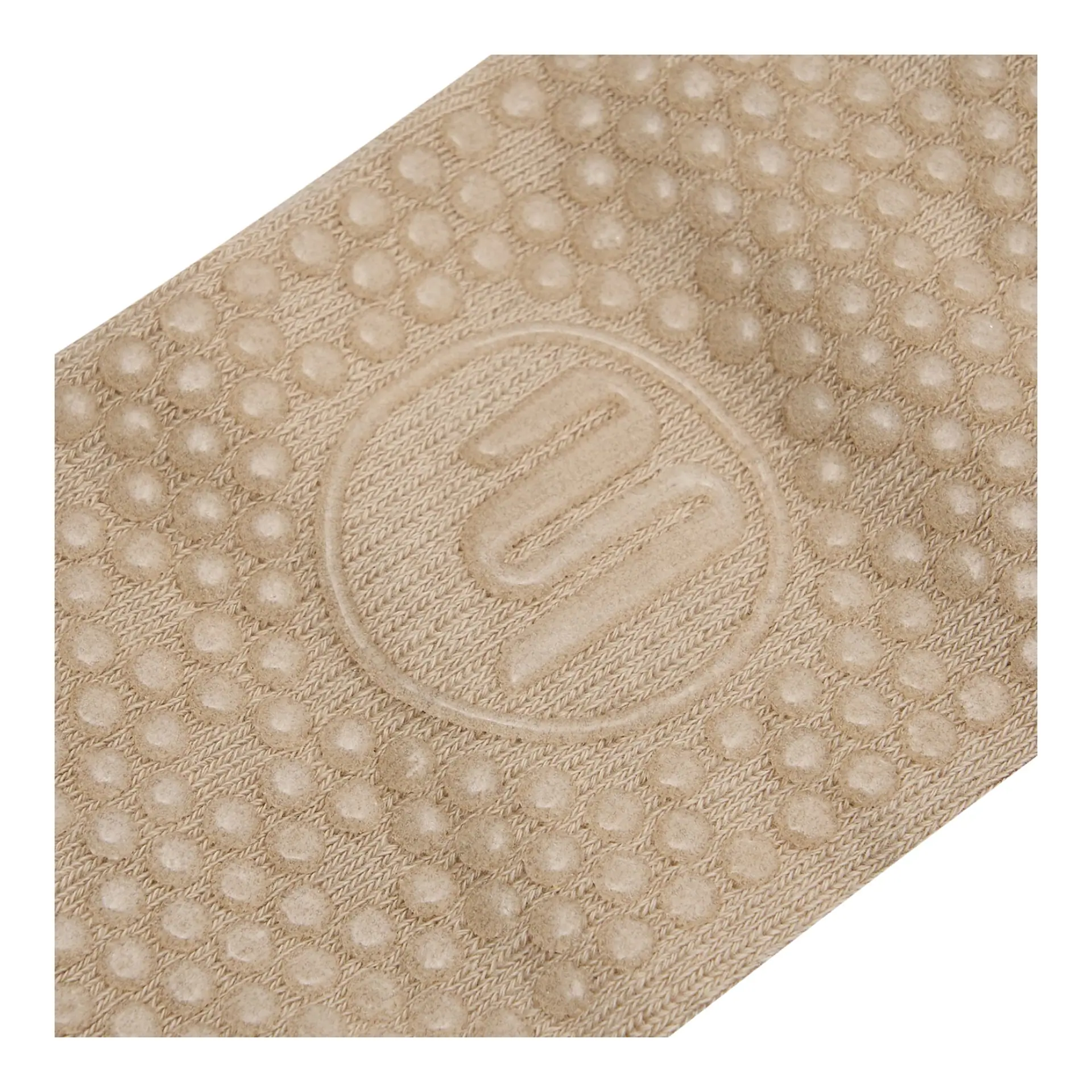 MoveActive Scrunch Non Slip Grip Sock-Latte
