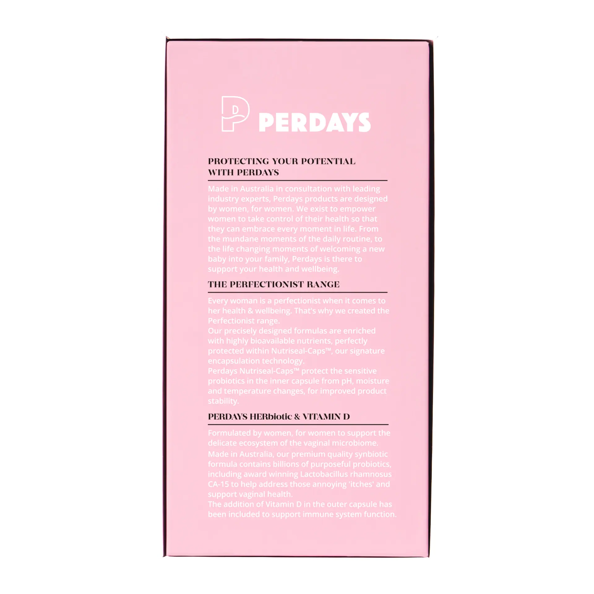 Perdays HERbiotic & Vitamin D