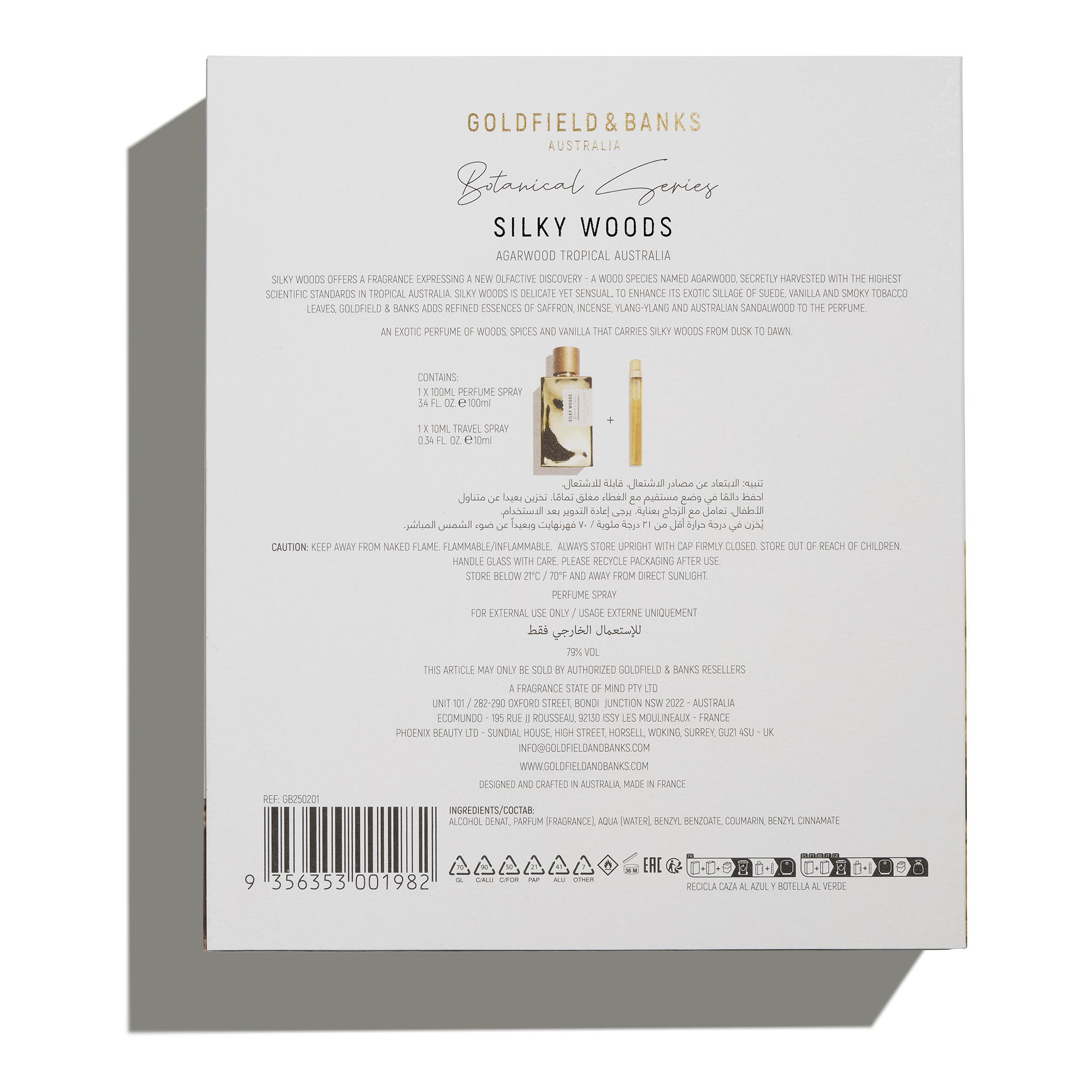 Goldfield & Banks Silky Woods Set (100ml + 10ml)