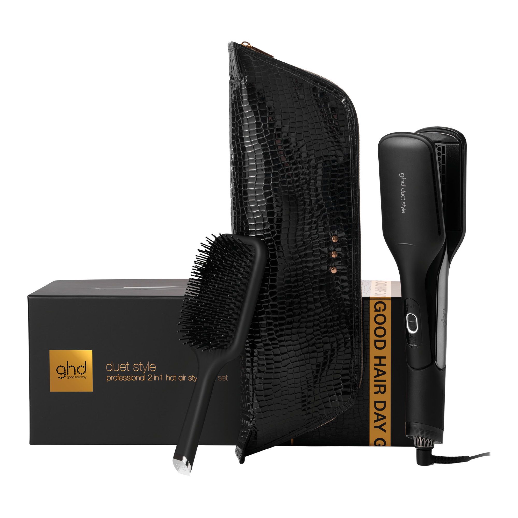 ghd duet style 2-in-1 dryer and straightner gift set