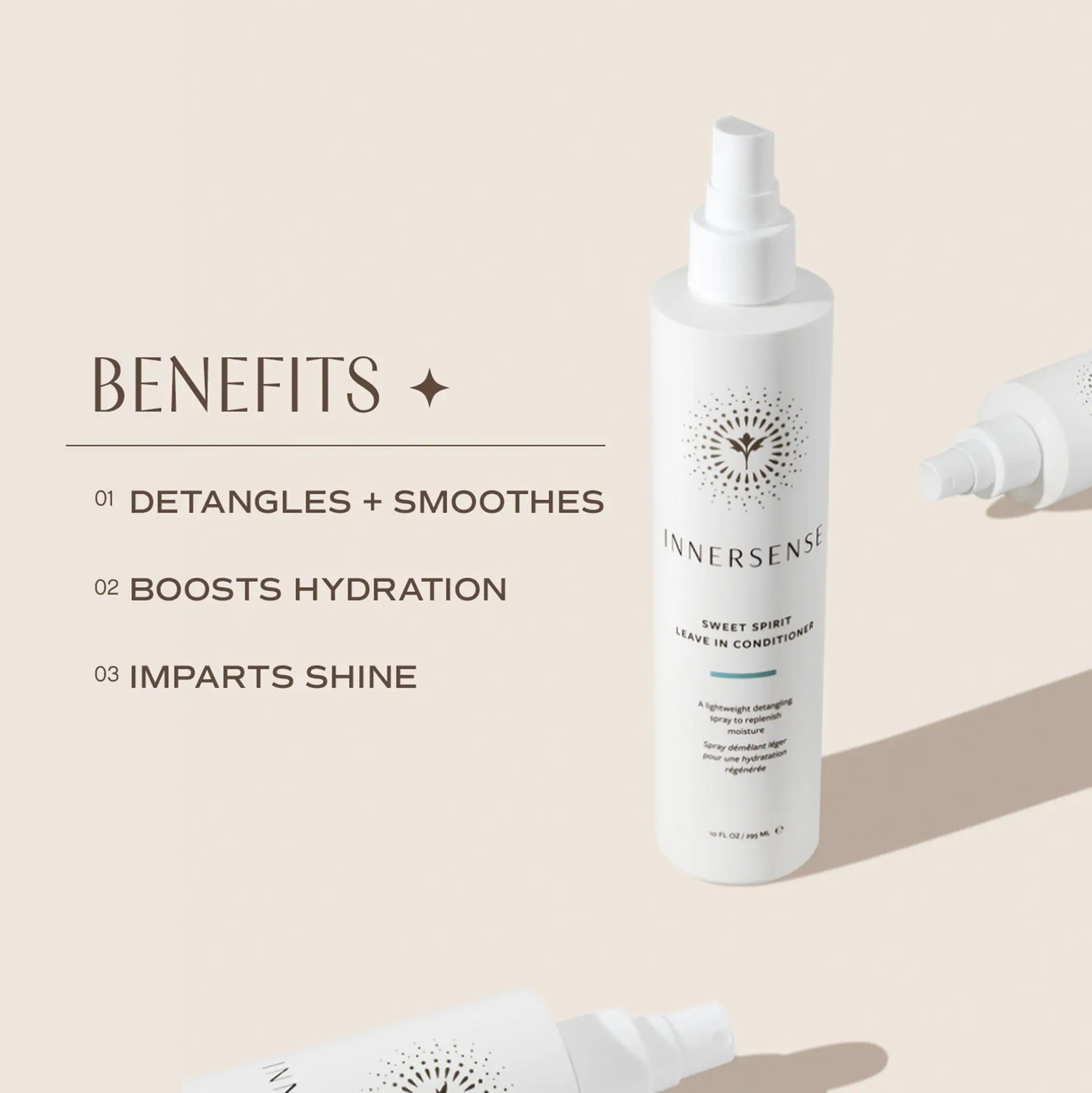 Innersense Organic Beauty Sweet Spirit Leave In Detangle Conditioner 300ml
