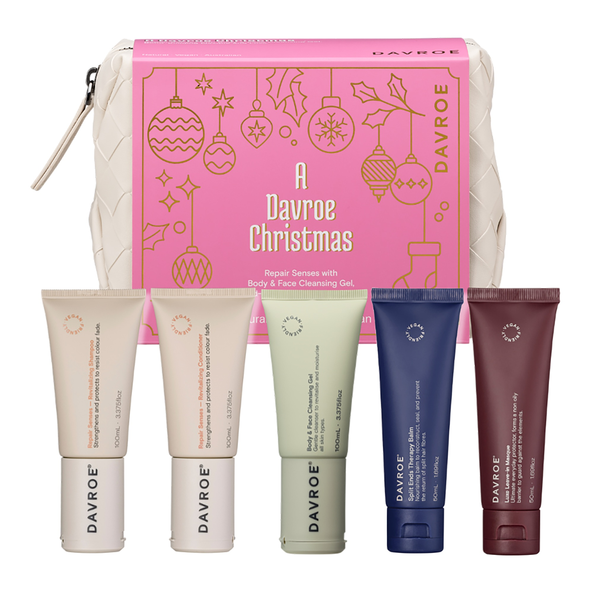 Davroe Christmas Repair Senses Travel Pack Adore Beauty
