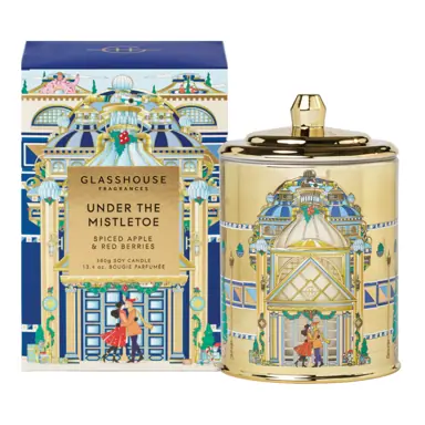 Glasshouse Fragrances 380g Candle - Christmas - Under The Mistletoe