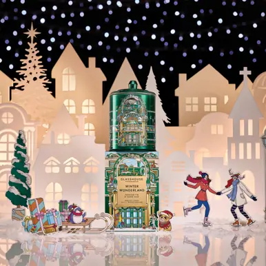 Glasshouse Fragrances 380g Candle - Christmas - Winter Wonderland