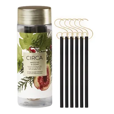 CIRCA 6 Christmas Tree Scent Stems - Christmas - White Fig & Cedar
