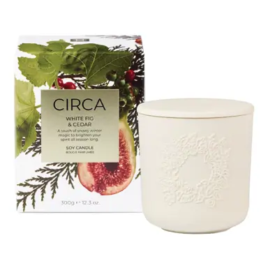CIRCA 300g Candle - Christmas - White Fig & Cedar