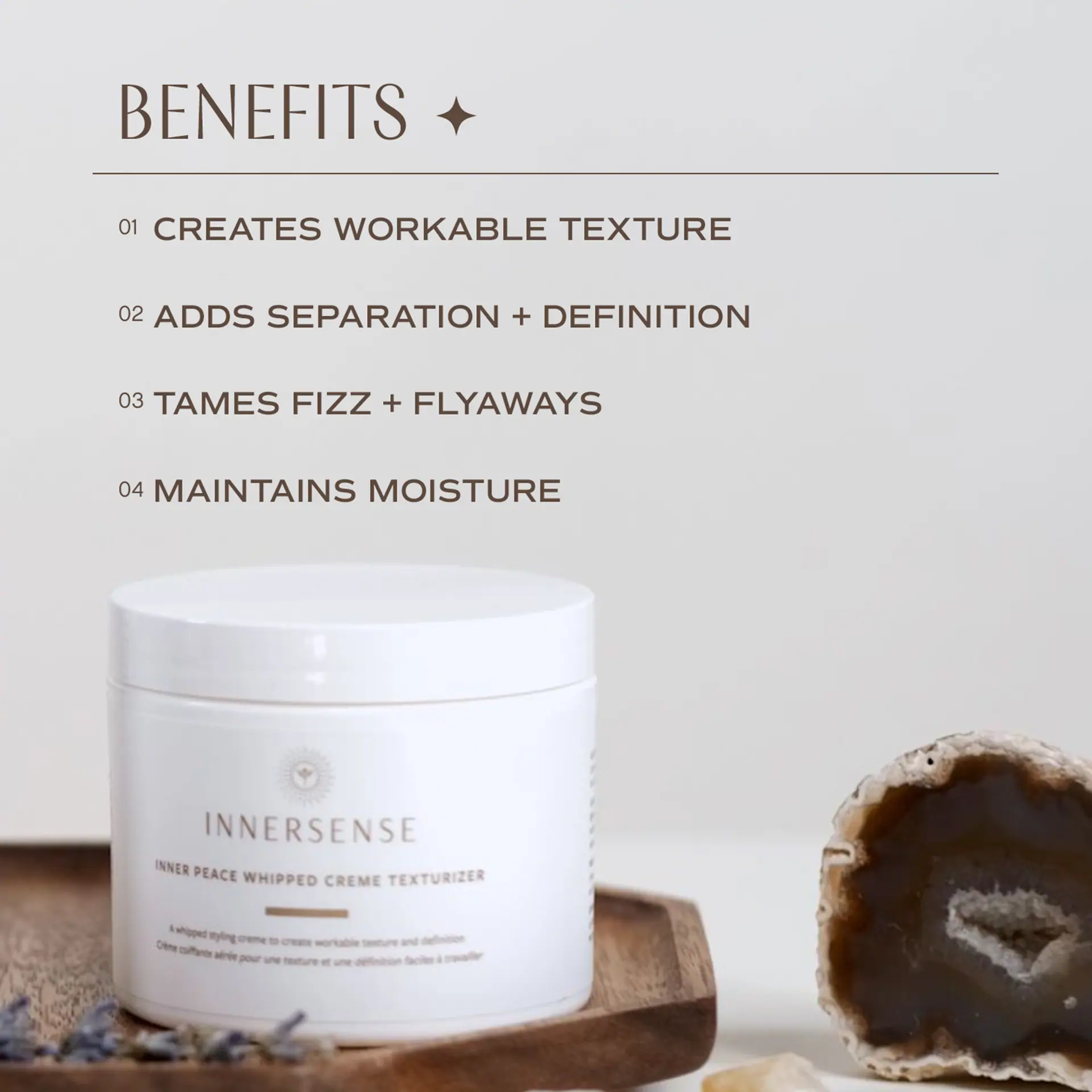 Innersense Organic Beauty Inner Peace Whipped Creme Texturizer