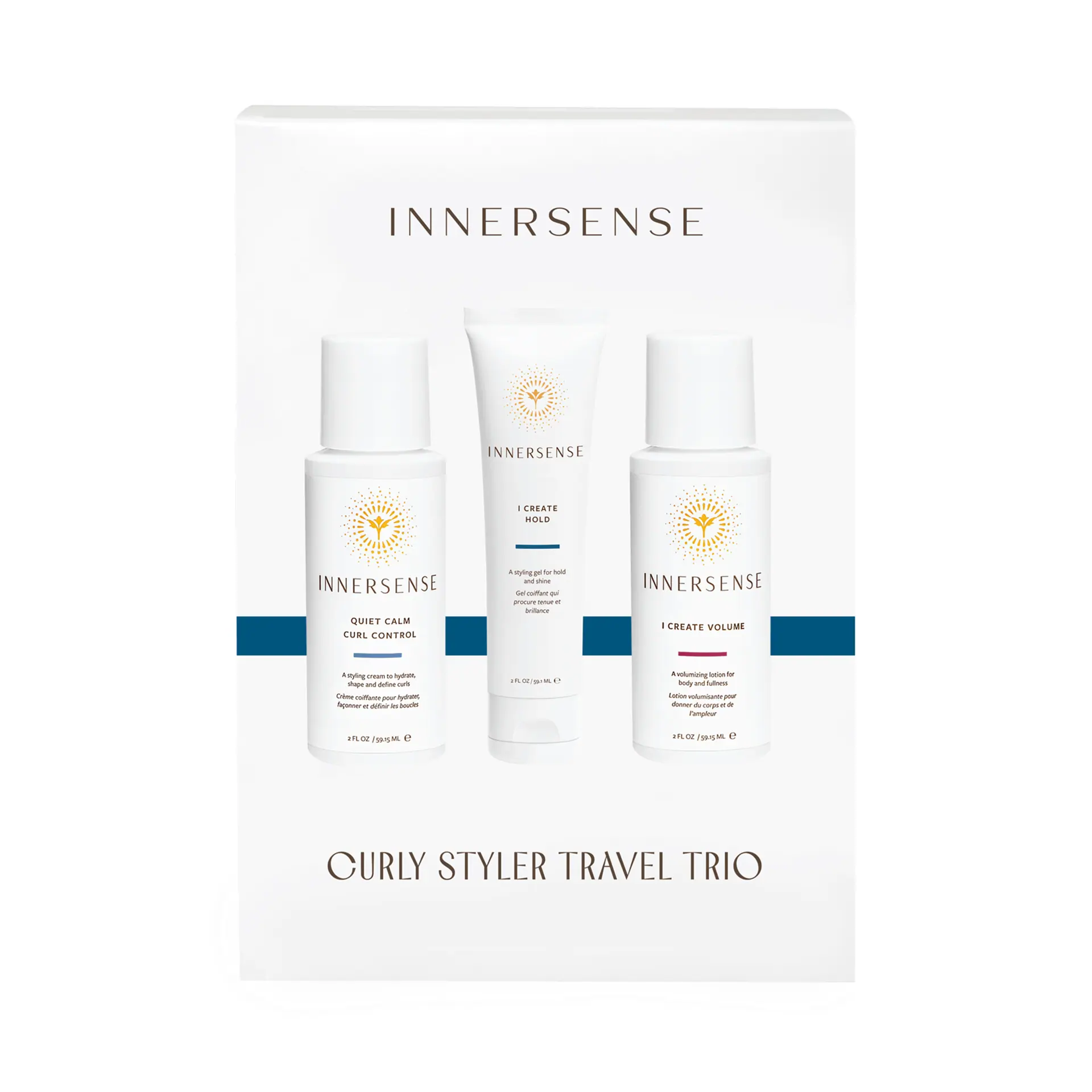 Innersense Organic Beauty Travel Trio - Curly Styler Collection