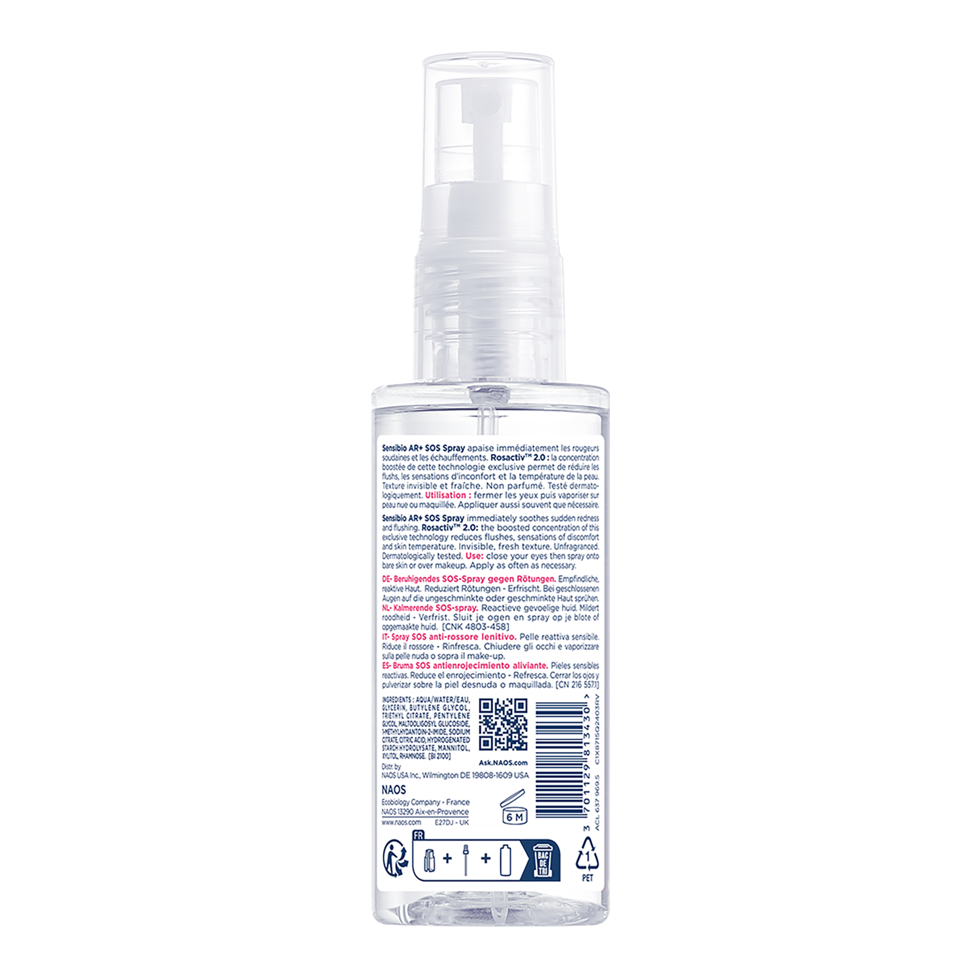 BIODERMA Sensibio AR+ SOS Spray Soothing Anti-redness mist 70ml