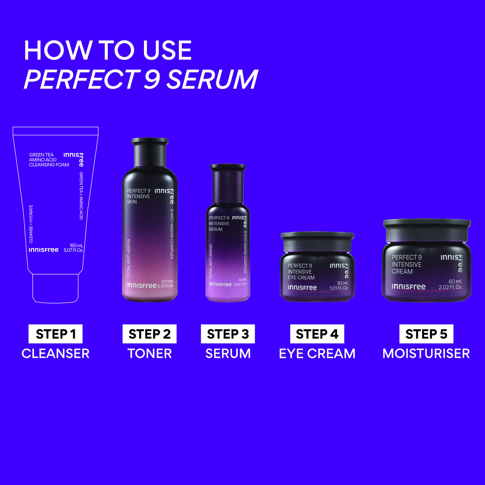 INNISFREE Perfect 9 Intensive Serum 50ml
