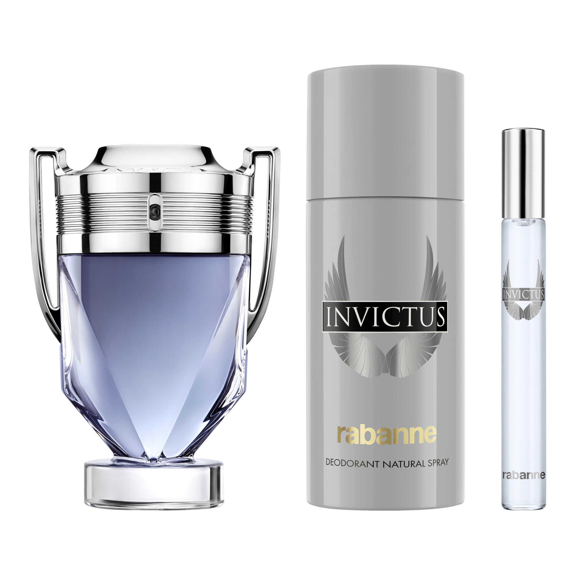 Rabane Invictus Eau de Toilette 100 ml Deodorant 150 ml Eau de