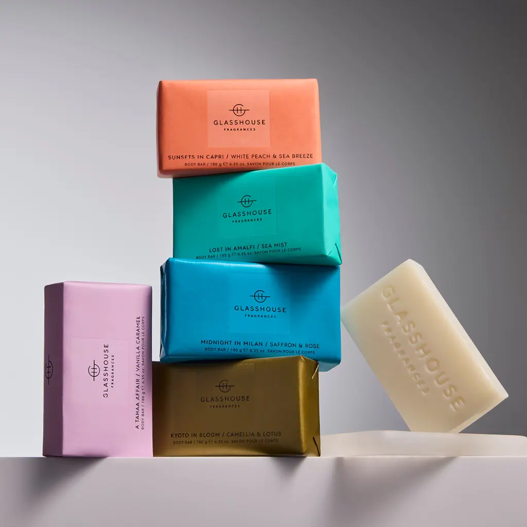 Glasshouse Fragrances 180g Body Bar - KYOTO IN BLOOM