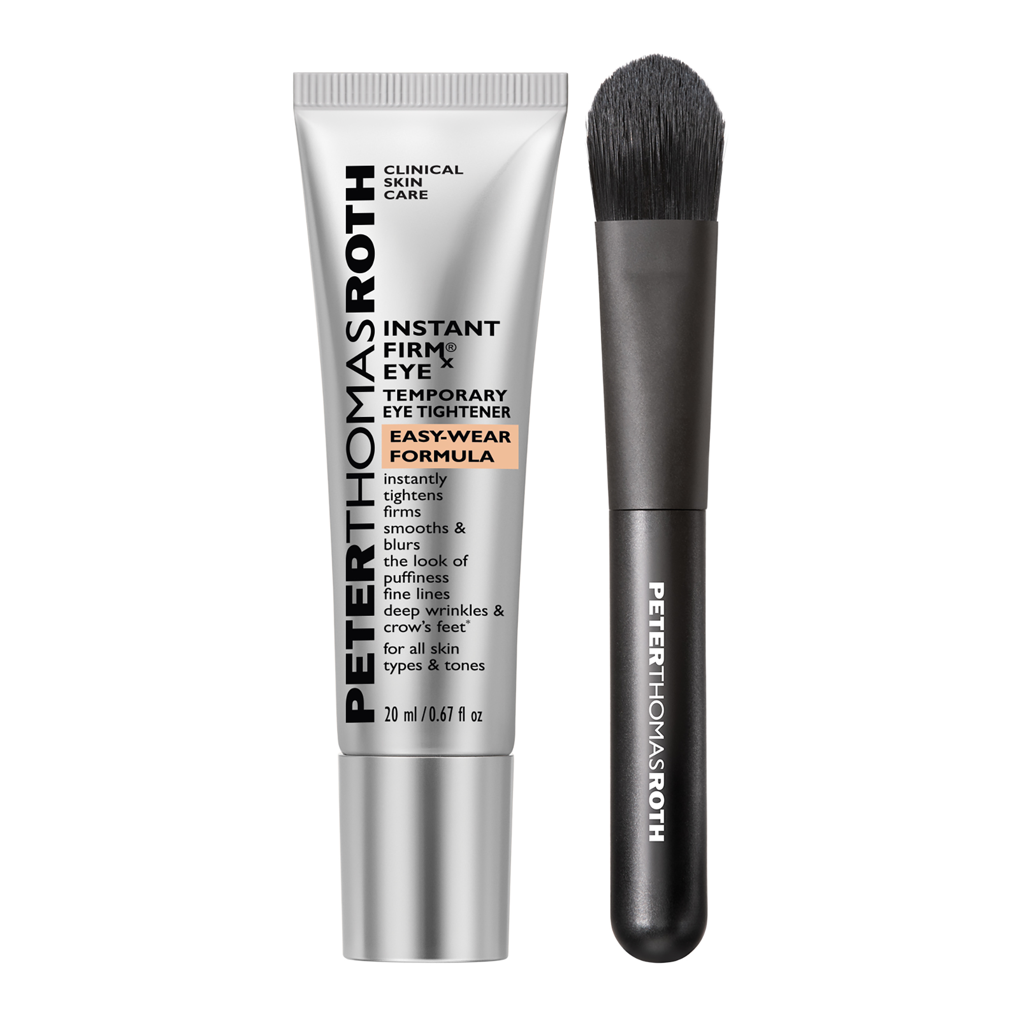 Peter Thomas Roth Instant FIRMxA Eye Temporary Eye Tightener Easy-Wear Formula 20ml (w/ Brush)