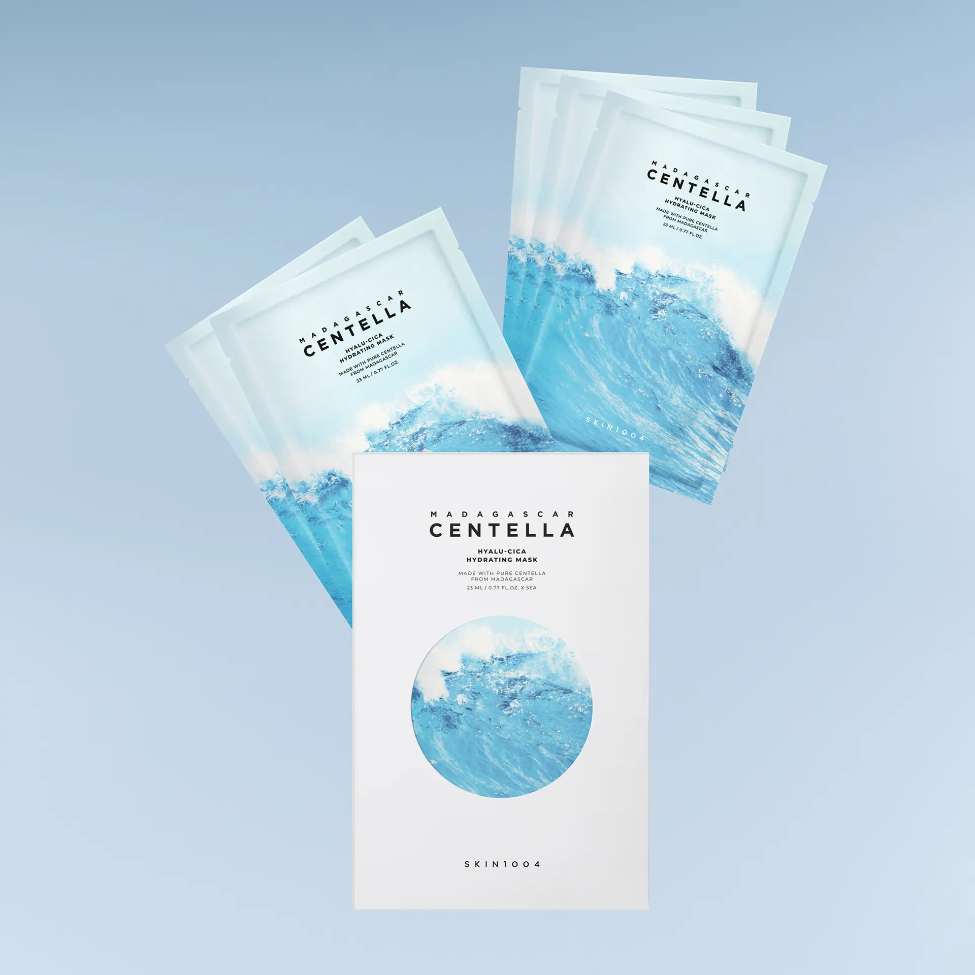 Skin1004 Madagascar Centella Hyalu-Cica Hydrating Mask - 5 pack x 23ml