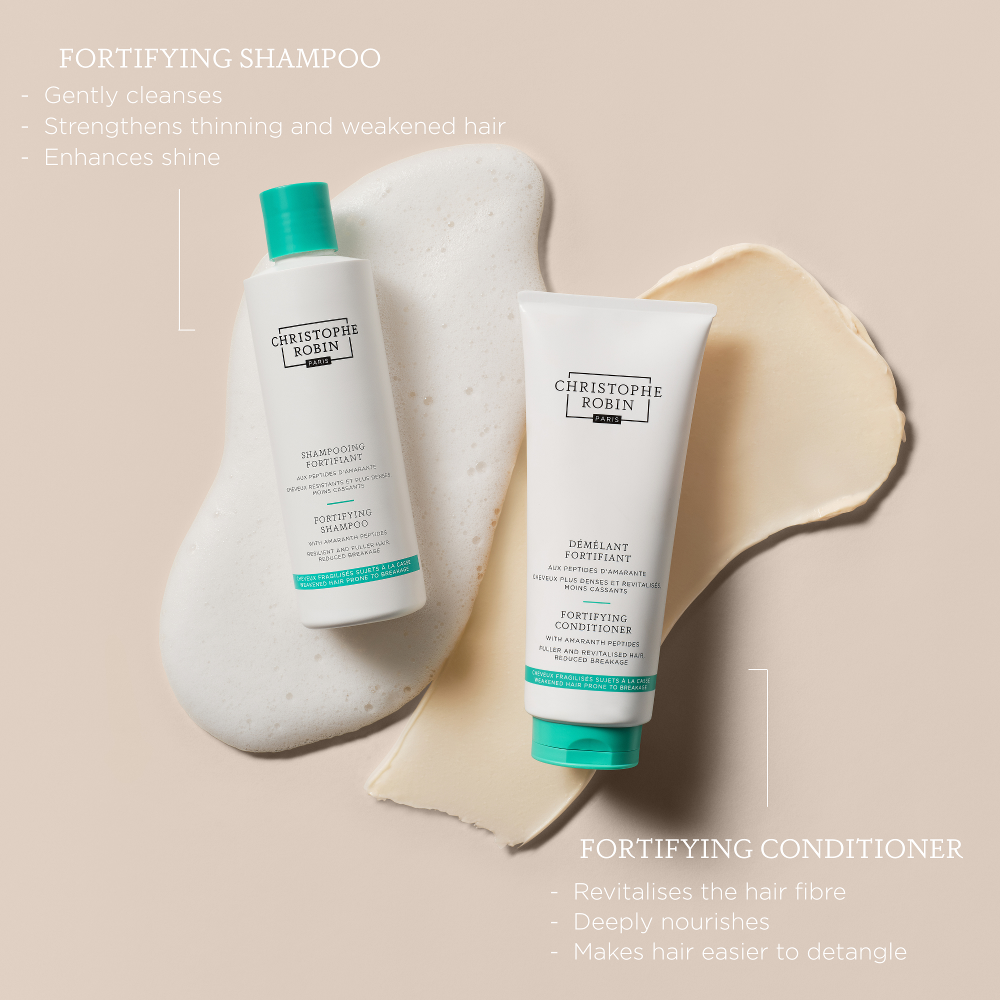 Christophe Robin Fortifying Conditioner With Amaranth Peptides