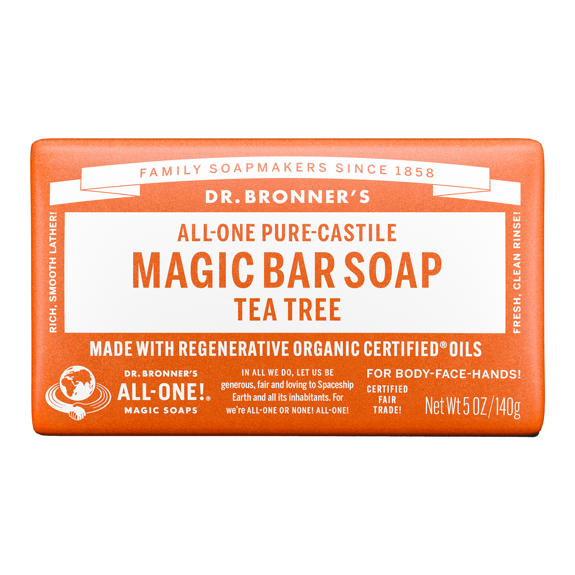 Dr. Bronner's Castile Bar Soap - Tea Tree