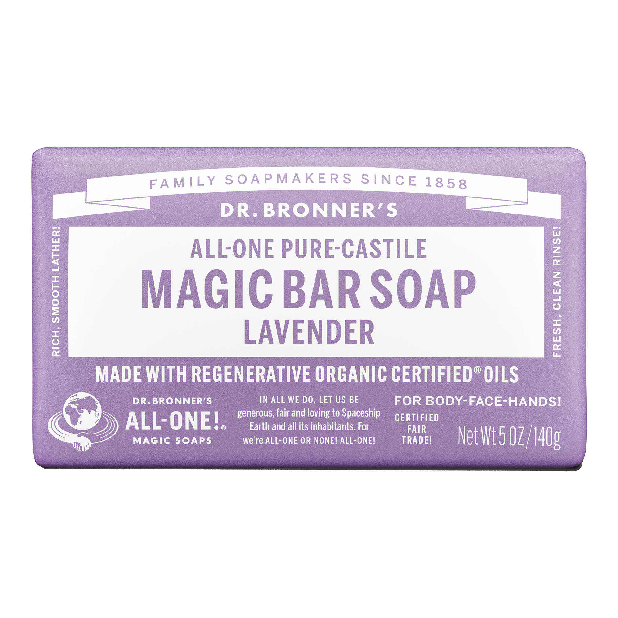 Dr. Bronner's Castile Bar Soap - Lavender