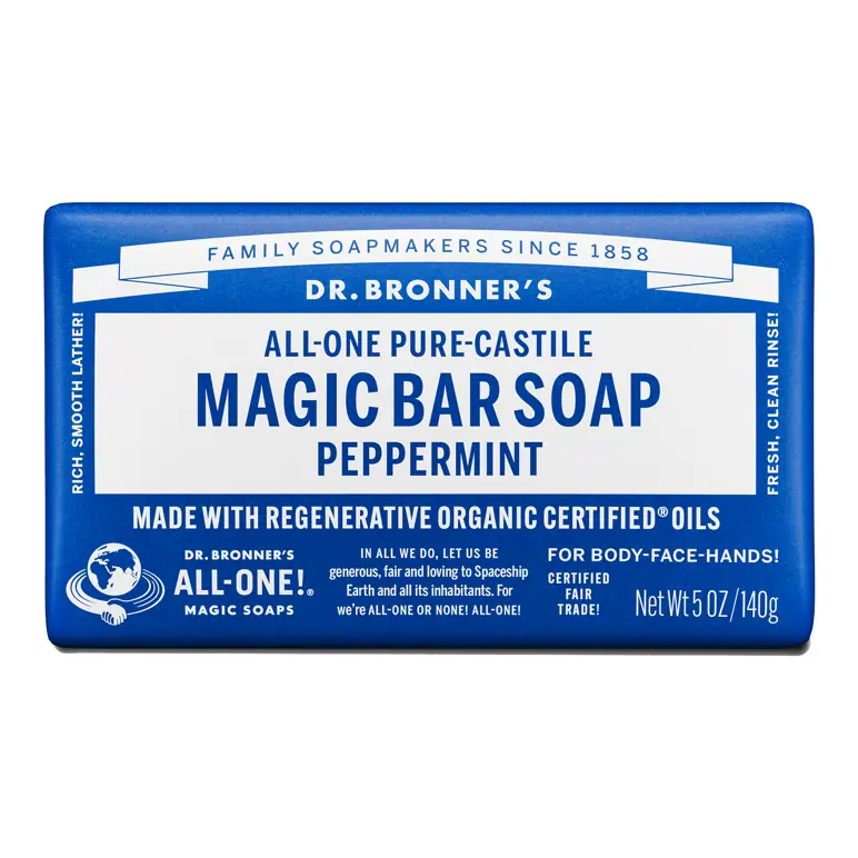 Dr. Bronner's Castile Bar Soap - Peppermint