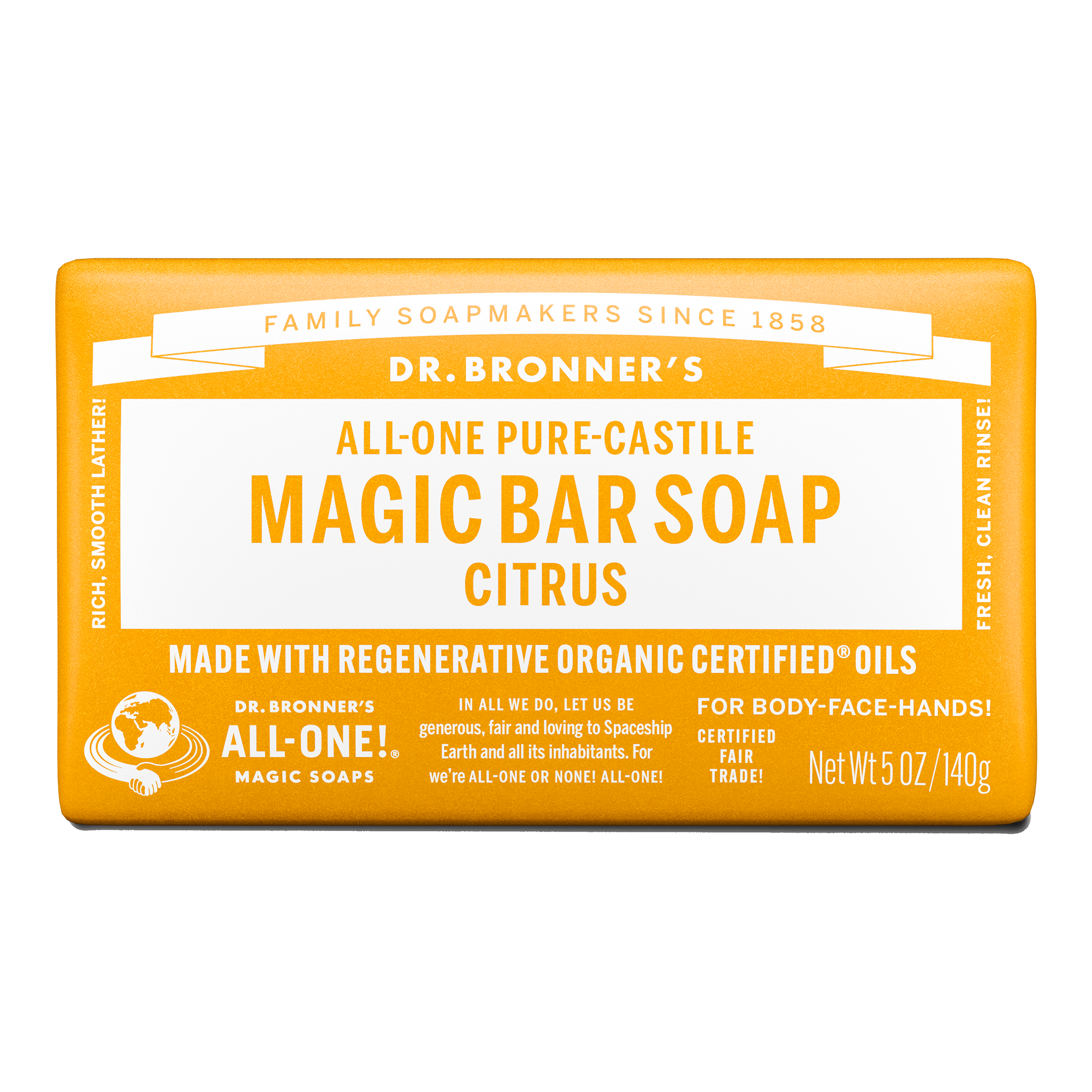 Dr. Bronner's Castile Bar Soap - Citrus