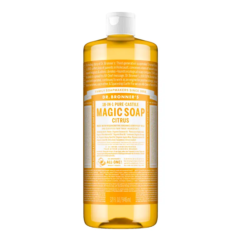 Dr. Bronner Castile Liquid Soap - Citrus 946ml