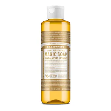 Dr. Bronner's Castile Liquid Soap - Sandalwood & Jasmine 237mL